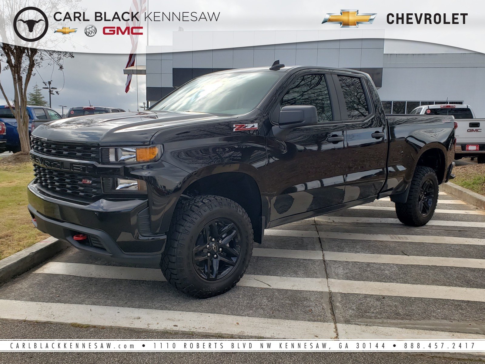 New 2019 Chevrolet Silverado 1500 Custom Trail Boss Extended Cab Pickup ...